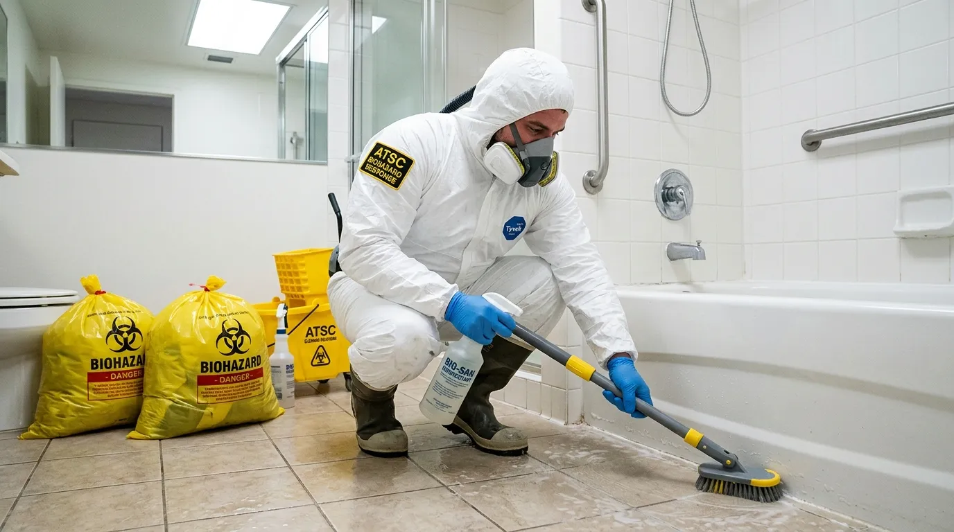 Decontamination equipment deployed for Blood Cleanup in Dentsville